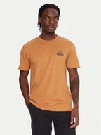 Koszulki męskie - Quiksilver T-Shirt Ev Mini Logo Ss EQYZT08181 Pomarańczowy Regular Fit - miniaturka - grafika 1