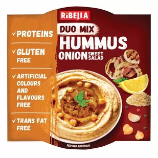 Ribella - Hummus z karmelizowaną cebulką - Hummus - miniaturka - grafika 1