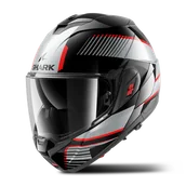 Kaski motocyklowe - Kask Szczękowy Shark OXO Czarny/SrebrnyS - miniaturka - grafika 1