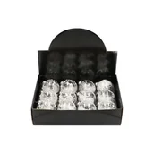 Bombki - Bombka szklana 8 cm mix wzorów - miniaturka - grafika 1