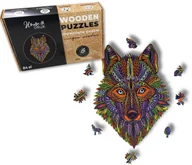 Puzzle - Puzzle Drewniane dla dzieci i dorosłych Wilk Wolf - miniaturka - grafika 1