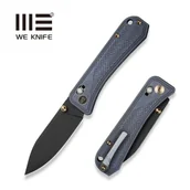 Noże - We Knife Bougie Banter Blue Titanium, Black Stonewashed CPM S45VN by Ben Petersen (WE24009-1) - miniaturka - grafika 1
