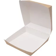 Naczynia i sztućce jednorazowe - Guillin Polska Bio Burger Pojemnik Papierowy 11,5X10,5X8 | 75 - miniaturka - grafika 1