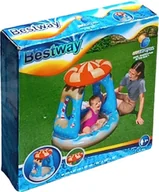 Baseny ogrodowe - BESTWAY SunClub Dmuchany basen z daszkiem 91x91x89cm 26L - miniaturka - grafika 1