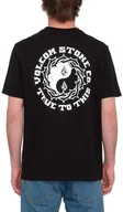 Koszulki męskie - t-shirt VOLCOM COUNTERBALANCE TEE Black - miniaturka - grafika 1