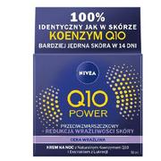 Kremy do twarzy - Nivea Q10 Power anty-zmarszczki + redukcja wrażliwości pielęgnacja nocna dla młodszej skóry, nawilżający krem nocny, 2 szt. w opakowaniu (2 x 50 ml) - miniaturka - grafika 1