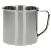 Kuchnia turystyczne i akcesoria - Kubek Turystyczny Mil-Tec 500 ml Srebrny - miniaturka - grafika 1