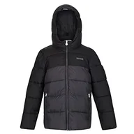 Kurtki i płaszcze dla chłopców - Regatta Unisex dziecięca kurtka typu Lofthouse V, Czarny/popiół, 5 Lata - miniaturka - grafika 1