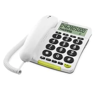 Telefony stacjonarne - Doro PhoneEasy 312cs Telefon analogowy Nazwa i identyfikacja dzwoniącego Biały - miniaturka - grafika 1