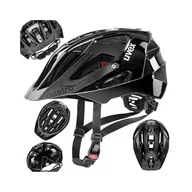Kaski rowerowe - UVEX Quatro Helmet, all black 52-57cm 2021 Kaski MTB S4107753015 - miniaturka - grafika 1