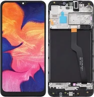 Części serwisowe do telefonów - Oryginalny wyświetlacz LCD + ekran dotykowy Samsung SM-A105 Galaxy A10 (IPS) Ramka czarna - miniaturka - grafika 1