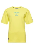 Koszulki i topy damskie - Superdry Koszulka damska, Citrus Zest, L - miniaturka - grafika 1