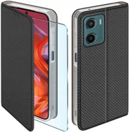 Etui i futerały do telefonów - Etui z klapką do Motorola Moto G05 E15 Zamykane Futerał + Szkło - miniaturka - grafika 1