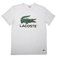 Koszulki męskie - Koszulka Lacoste TH1285-001 - biała - miniaturka - grafika 1