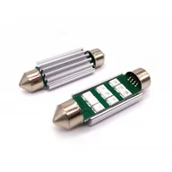 Żarówki samochodowe - C10W, C21W Żarówka Led Sv8.5 12-24V Canbus 42Mm Biała Lub Niebieska 350Lm Motoledy - miniaturka - grafika 1