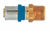 Łączniki, trójniki, kształtki - Pex Redukcja zaciskowa GZ 32 mm x 1" Radopress - miniaturka - grafika 1