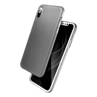 Etui i futerały do telefonów - Etui na telefon Apple iPhone XS Max 6,5 cala Ultra Slim Bumper Case wykonane z odpornego na wstrząsy TPU Extra Thin Lightweight Slim Grey - miniaturka - grafika 1