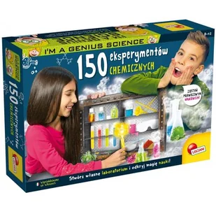 DANTE LEGLER LOGORAJD Zestaw naukowy I'M A Genius 150 eksperymentów chem - Mały naukowiec - miniaturka - grafika 1