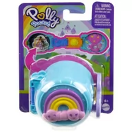 Lalki dla dziewczynek - Mattel, Polly Pocket Kompaktowy mini zestaw, niebieski - miniaturka - grafika 1