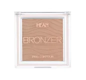 Bronzery i konturowanie twarzy - HEAN - BRONZER - PRO CONTOUR - Puder brązujący w kamieniu - 9 g - 44 CHOCO COCOA - miniaturka - grafika 1