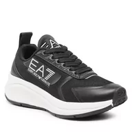 Buty dla chłopców - Sneakersy EA7 Emporio Armani XSX110 XCC73 N763 Black/Silver - miniaturka - grafika 1