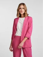 Marynarki i żakiety damskie - Pieces Marynarka Boss 17090996 Różowy Regular Fit - miniaturka - grafika 1