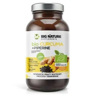 Układ pokarmowy - Big Nature Bio Curcuma + Piperine, 150 tabletek - miniaturka - grafika 1