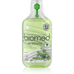 Biomed Płyn do płukania jamy ustnej Well Gum - mięta + zioła 500 ml - Płyny do płukania jamy ustnej - miniaturka - grafika 1