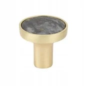 Klamki - Gałka meblowa Pearl 25 mm czarna - miniaturka - grafika 1