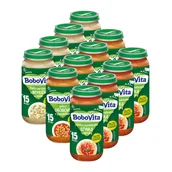 Dania dla dzieci - BoboVita Zestaw Mix-1 Obiadków po 15 miesiącu 12x250g - miniaturka - grafika 1
