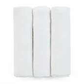 Pieluchy - Zestaw pieluszek z muślinu bambusowego 3 szt Moussy biały 68x68 cm PETITE&MARS - miniaturka - grafika 1