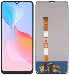 Oryginalny wyświetlacz LCD + ekran dotykowy VIVO Y21s (Regenerowany) Czarny - Części serwisowe do telefonów - miniaturka - grafika 1