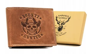 Portfel skórzany Always Wild N992-CHM-BOU brązowy - Portfele - miniaturka - grafika 1