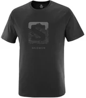 Koszulki sportowe damskie - Koszulka Salomon Outlife Logo Black - miniaturka - grafika 1