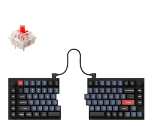 Keychron Q11 Split Gateron RED Switch RGB Knob - Klawiatury - miniaturka - grafika 1