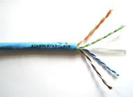 Kable miedziane - Kabel DRAKA UC400 SD kat. 6 U/UTP PVC niebieski Eca (box 305m) 60109855 - miniaturka - grafika 1
