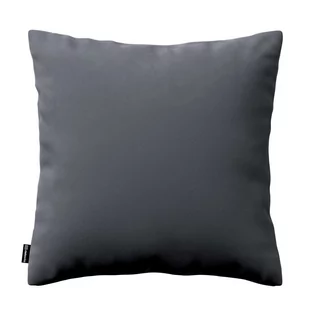 Dekoria Poszewka Kinga na poduszkę grafitowy szary 60 × 60 cm Velvet 105-704-12 - Poszewki na poduszki - miniaturka - grafika 1