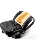 Akcesoria do wózków - Hofbrucker Śpiworek "Maxi" w kolorze czarnym - 80 x 30 cm - miniaturka - grafika 1