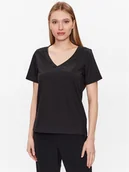 Koszulki i topy damskie - Calvin Klein T-Shirt K20K205338 Czarny Regular Fit - miniaturka - grafika 1