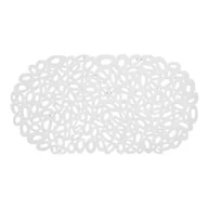 Maty antypoślizgowe - Mata antypoślizgowa GRAVA ECO 68 x 38 cm biały - miniaturka - grafika 1