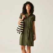 Sukienki - Regatta Damska sukienka Rema Zielony, Cotton, Rozmiar: 44 - miniaturka - grafika 1