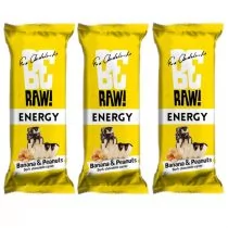 BeRAW Baton Energy Banana & Nuts Zestaw 3 x 40 g - Batony proteinowe - miniaturka - grafika 1