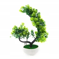 Sztuczne kwiaty - Drzewko Bonsai W Doniczce Roślina Różne Kolory - miniaturka - grafika 1