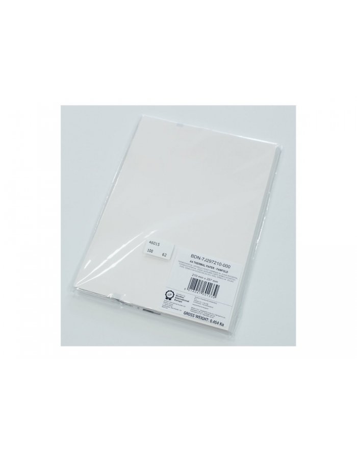 BROTHER Premium A4 thermal paper fanfold black mark 100 x A4 sheets