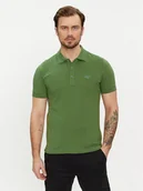 Koszulki męskie - Replay Polo M6548.000.23070 Zielony Regular Fit - miniaturka - grafika 1