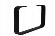 Meble modułowe i akcesoria - Noga metalowa, nóżka, stopka czarna Loft wys. 10cm - miniaturka - grafika 1