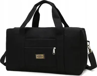 Torby podróżne - Korbi TORBA PODRÓŻNA DO SAMOLOTU BAGAŻ PODRĘCZNY WIZZAIR RYANAIR POJEMNA CZARNA - miniaturka - grafika 1