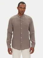 Koszule męskie - BOSS Koszula 50537369 Beżowy Regular Fit - miniaturka - grafika 1