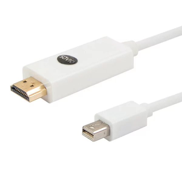 Elmak SAVIO CL-83 Kabel mini DisplayPort M - HDMI AM, pozłacane końcówki, 1.8m