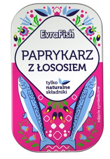EVRA PAPRYKARZ Z ŁOSOSIEM 125G